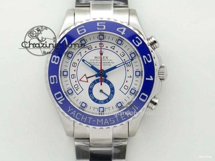 MiroTime 1218 Stylish Day Date 40mm SS BP Maker Best Edition Diamond Bezel Ice Blue Dial On SS Bracelet ETA 3699